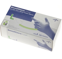 SensiCare Ice Blue Nitrile Exam Gloves