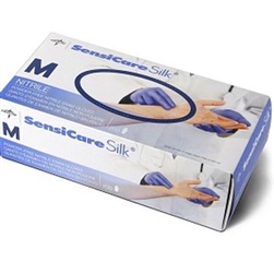 SensiCare Silk Nitrile Exam Gloves