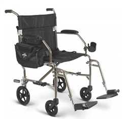 Ultralight 2 Transport Chair-Silver; MUST CALL TO ORDER