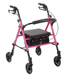 Breast Cancer AwarenessFour Wheel Rollator Walker