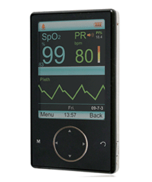 CMS 60-F Pocket-Size Pulse Oximeter with Alarms & Memory