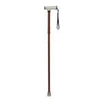 Wood Colored Folding Canes with Glow Gel Grip Handle