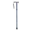 Adjustable Lightweight Blue Crackle Folding Cane with Gel Hand Grip