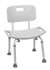 Grey Bathroom Safety Shower Tub Bench Chair with Back