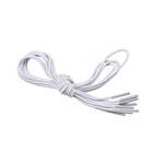White Elastic Shoe and Sneaker Laces