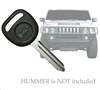 OEM Replacement Transponder Blank Ignition Un-Cut Key for Hummer 15898567