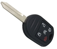Replacement 5-BUTTON Keyless Entry Remote Start Alarm w/Uncut Key For Mazda