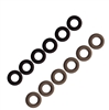 UPPER and LOWER OEM Fuel Injector Seal O-Ring Kit for BMW 5 Series