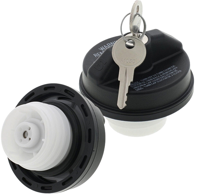 LOCKING Gas Filler Top Fuel Tank Cap With Key For MAZDA