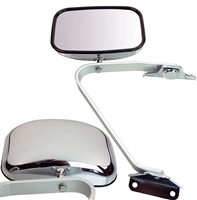 Driver Side View Outside Manual Folding Mirror for Ford