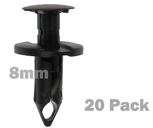 Bumper Fender Engine Liner Shield Splash Fastener Rivet Push Plastic Clip For GM