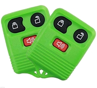 Best Replacement Keyless Entry Remote 3 Button Key Fob for Select Ford Cars and Trucks 2 Pack Green