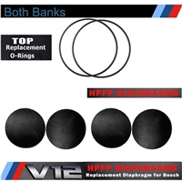 HPFP Diaphragm and Top O-Rings for BMW 760li Phantom V12 High Pressure Fuel Pump