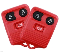 Best Replacement Keyless Entry Remote 3 Button Key Fob for Select Ford Cars and Trucks 2 Pack RED
