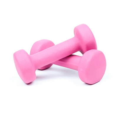 Pink 5lb. Weights