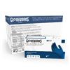 Ammex's GPLHD8X100 - Latex Disposable Gloves w/eXtended Cuff-longer Powder Free 13-mil - eXam Blue 10-Boxes