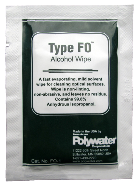 Polywater Polywater Type FO-1/50 -  Fiber Optic Cleaner 50 Wipe Packs