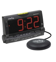 Clarity WakeAssure+ - Vibrating Alarm Clock w/Bed Shaker / Lamp Flasher - 85dB