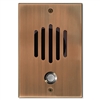 Channel Vision DP-0262P-AC - Antique Copper 1/4â€³ Intercom Large Door Speaker (Panasonic)