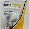 DataComm 20-3426-XX-25 - Cat6 Unshielded Keystone Jack 25-Pack