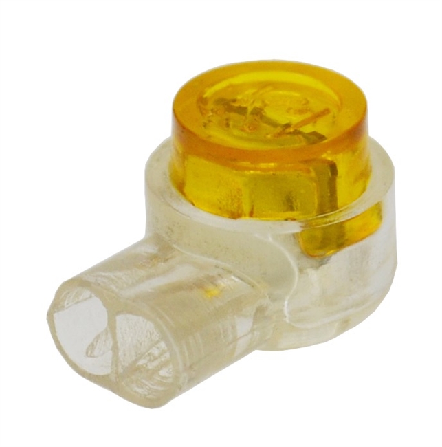 DataComm  20-5722 - 2-Wire UR IDC (Butt Splice) Gel-filled Connector (22-26  AWG), 20PK Yellow