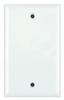 DataComm 21-0026 WH/10 - 1-Gang Blank Wall Plate Standard Size - 10-Pack White