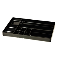 Ernst 5011 BK - 10-Compartment Organizer Tray - Black