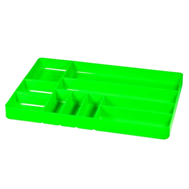 Ernst 5018 GR - 10-Compartment Organizer Tray - Green