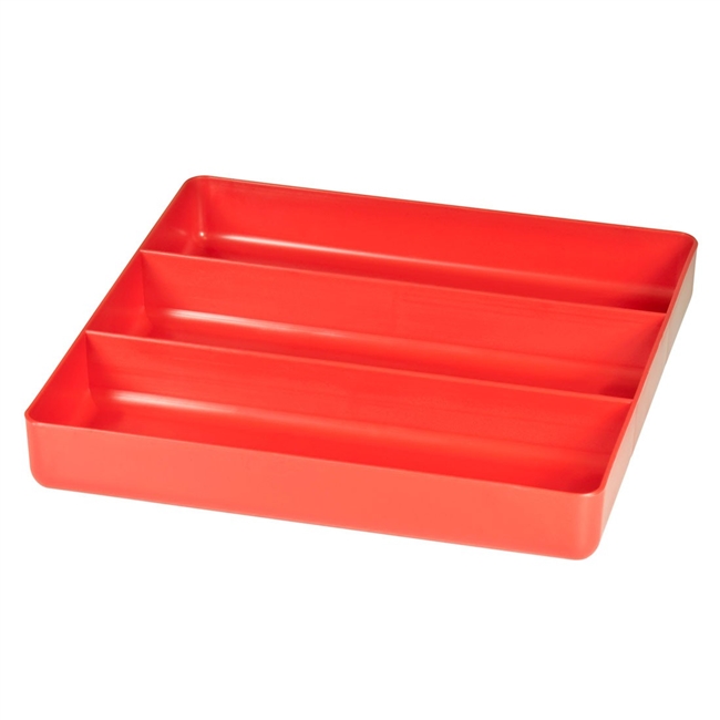 Ernst 5020 RD - 3-Compartment Organizer Tray - Red