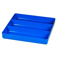 Ernst 5022 BL - 3-Compartment Organizer Tray - Blue
