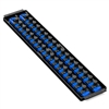 Ernst 8457 BL  Socket Boss High Density Tray 2- 18" Rails Â½" Clips - Blue