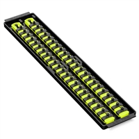 Ernst 8461HV  Socket Boss High Density Tray 2- 18" Rails Â¼" Clips - Hi-Viz Yellow