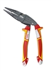 Felo 64293 Series 580 - Insulated Bent Nose VDE Pliers w/Spring-loaded action, 8"