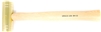 GRACE USA BH-32 - Brass Hammer 32oz w/Hickory Handle