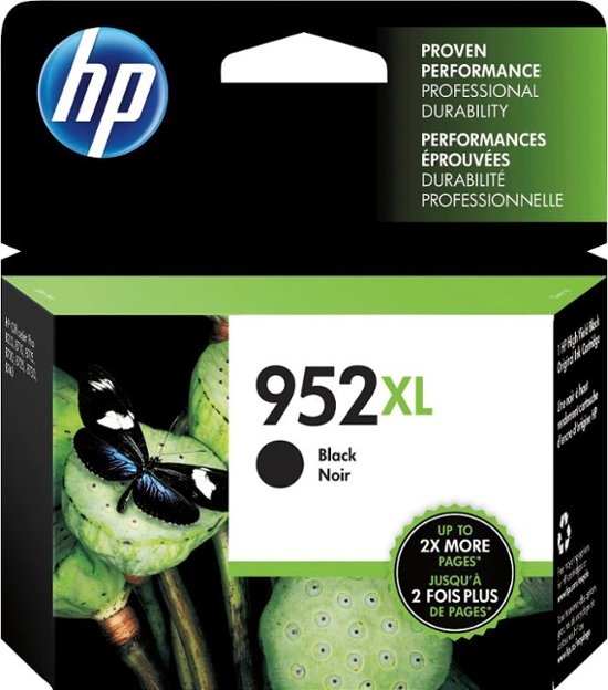 Hewlett-Packard HP 952XL BK - High Yield Ink Cartridge (OEM) Black
