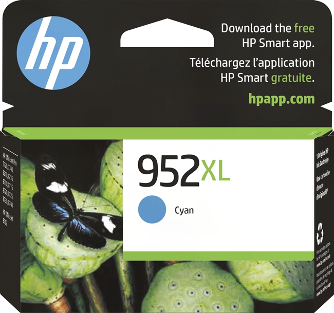 Hewlett-Packard HP 952XL BL - High Yield Ink Cartridge - Cyan / Blue