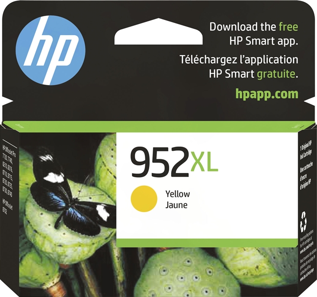 Hewlett-Packard HP 952XL YE - High Yield Ink Cartridge (OEM) Yellow