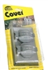 HUBBELL / RACO 5180-5 GY- Bell Single Gang Weatherproof Aluminum Cover - Gray