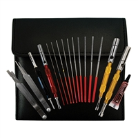 IPA Tools 8048 - HD Fleet Technicianâ€™s Electrical Terminal Maintenance 17PC Set w/Leather Pouch