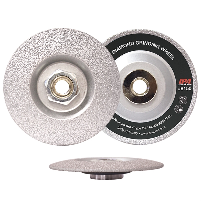 IPA Tools 8150 - 3-in-1 Diamond Grinding Wheel - 4.5"