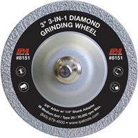 IPA Tools 8151/3 - 3-in-1 Diamond Grinding Wheel 3" - 3/PACK