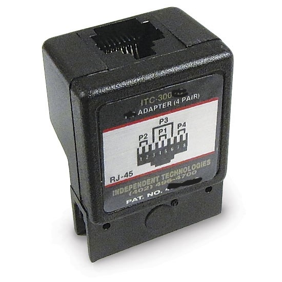 Independent Technology ITC3009 - BIX BLOCK ADAPTER 4-Pair Bix (568B Pin Out) Bix Block to RJ-45 - 568B