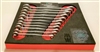 ITN 05020013001+FI BK/RD Foam Insert Wrenches Tray w/Wera's Combo Ratcheting Wrench 11PC Metric Set