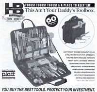 Independent Telephone Network ITN 1876 BK - The Original - Pro Voice/Data Field Manager Tool Case w/60 Usable Pockets