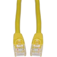 ITN CAT6 YL 25 - Cat6 Yellow 25' Patch Cable w/Molded Snag-free Boots