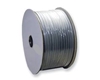 ITN LC1000 6C - Modular Flat Line Cord Satin Silver 6C Reel - 1000 FT
