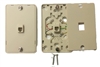 ITN / Northcom NC-630A 4C IV Wall Phone Jack 4C Mounting Plate w/Screw Terminals - Ivory