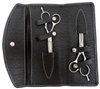 ITN ProShears2A - Barber+Thinning Off-set Ice Tempered SS Anti-glare w/Folding Case