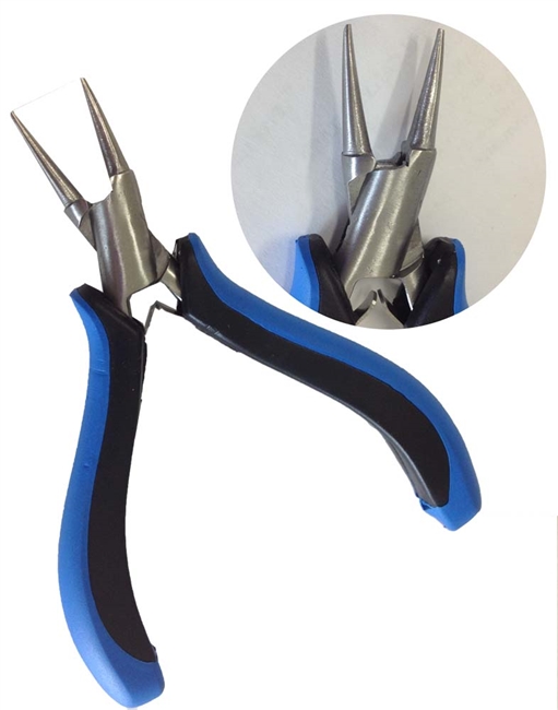 ITN S8924-GER - Jeweler Mini DBL Round Nose Pliers 5.25"