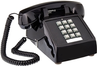 Cortelco ITT 2500 BK/32 Desk Phone w/Volume - Black - 32-Pack